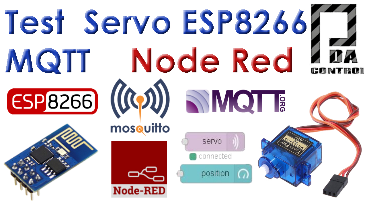 Tutorial ESP8266 Control Servo Node-RED MQTT (Mosquitto) IoT  #2
