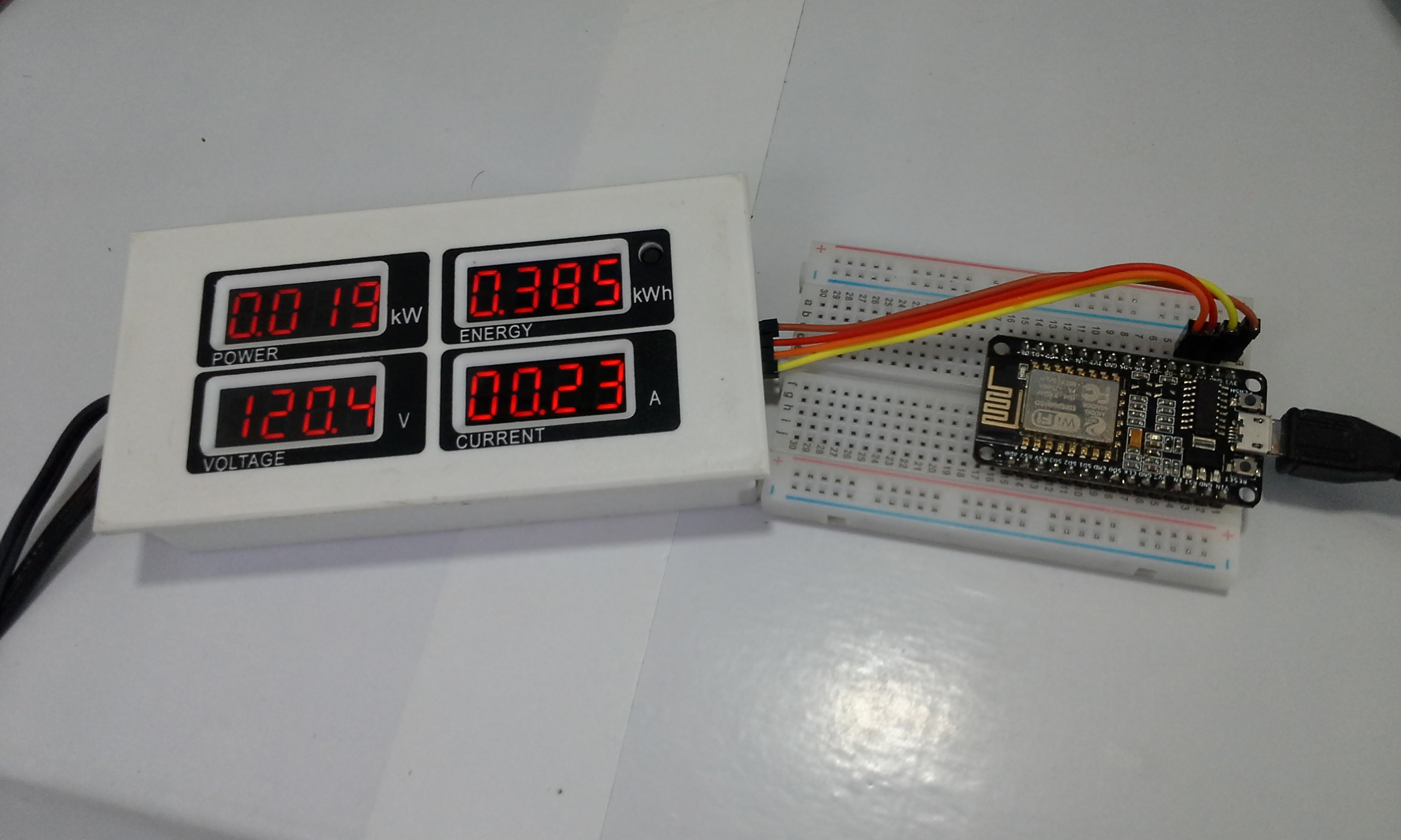 PZEM-004 + ESP8266 12E NodeMCU