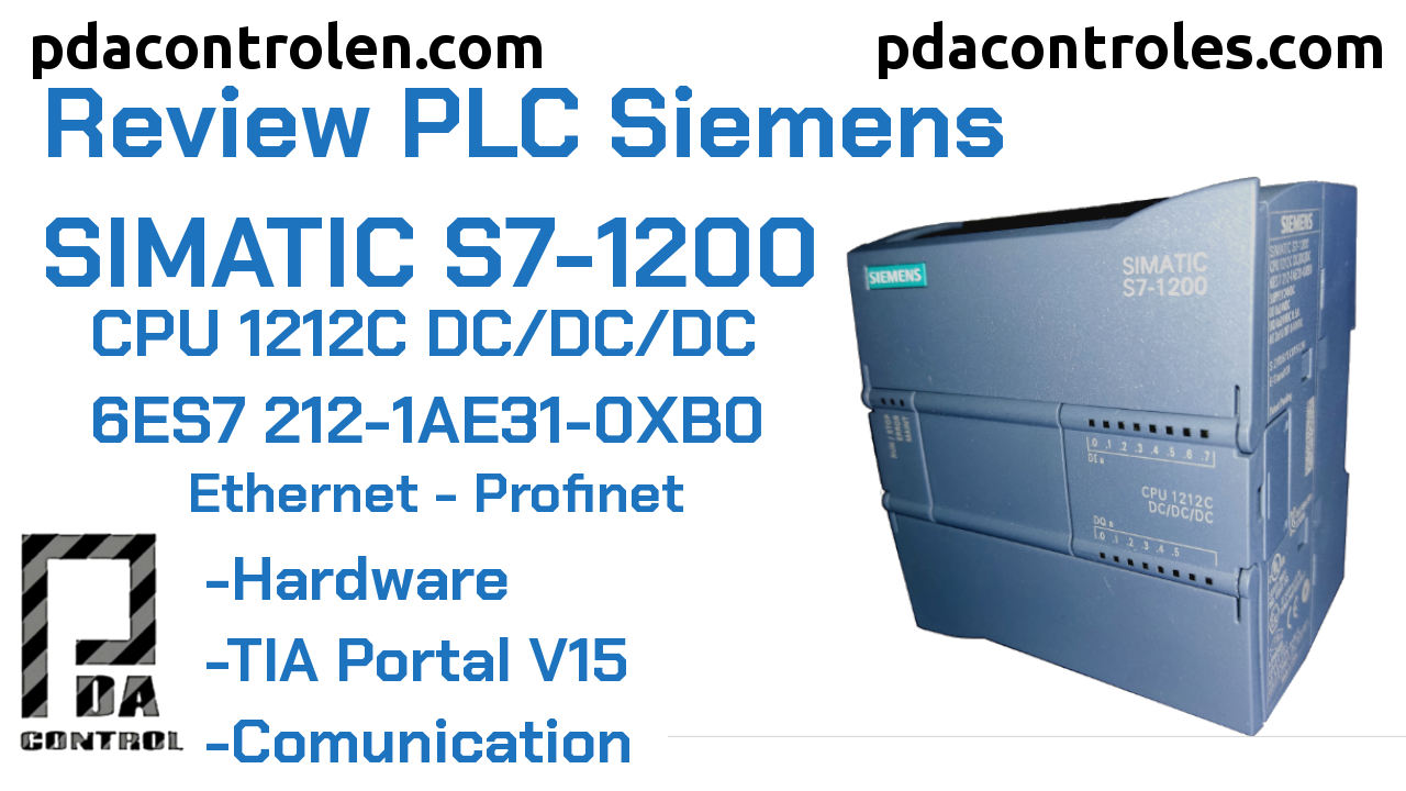 Revisión PLC Simatic S7-1200 CPU 1212C de Siemens